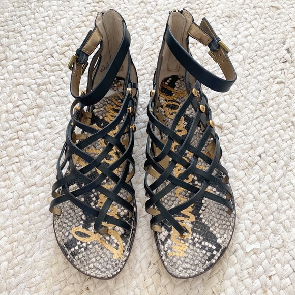 Sam Edelman Shoes - Sam Edelman Gardener Lattice Gladiator Sandals